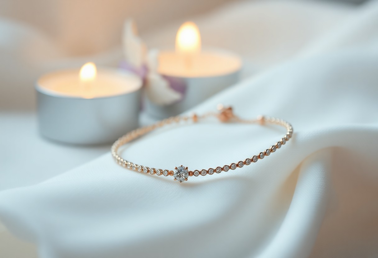 Bracciale con Diamantino per Battesimo