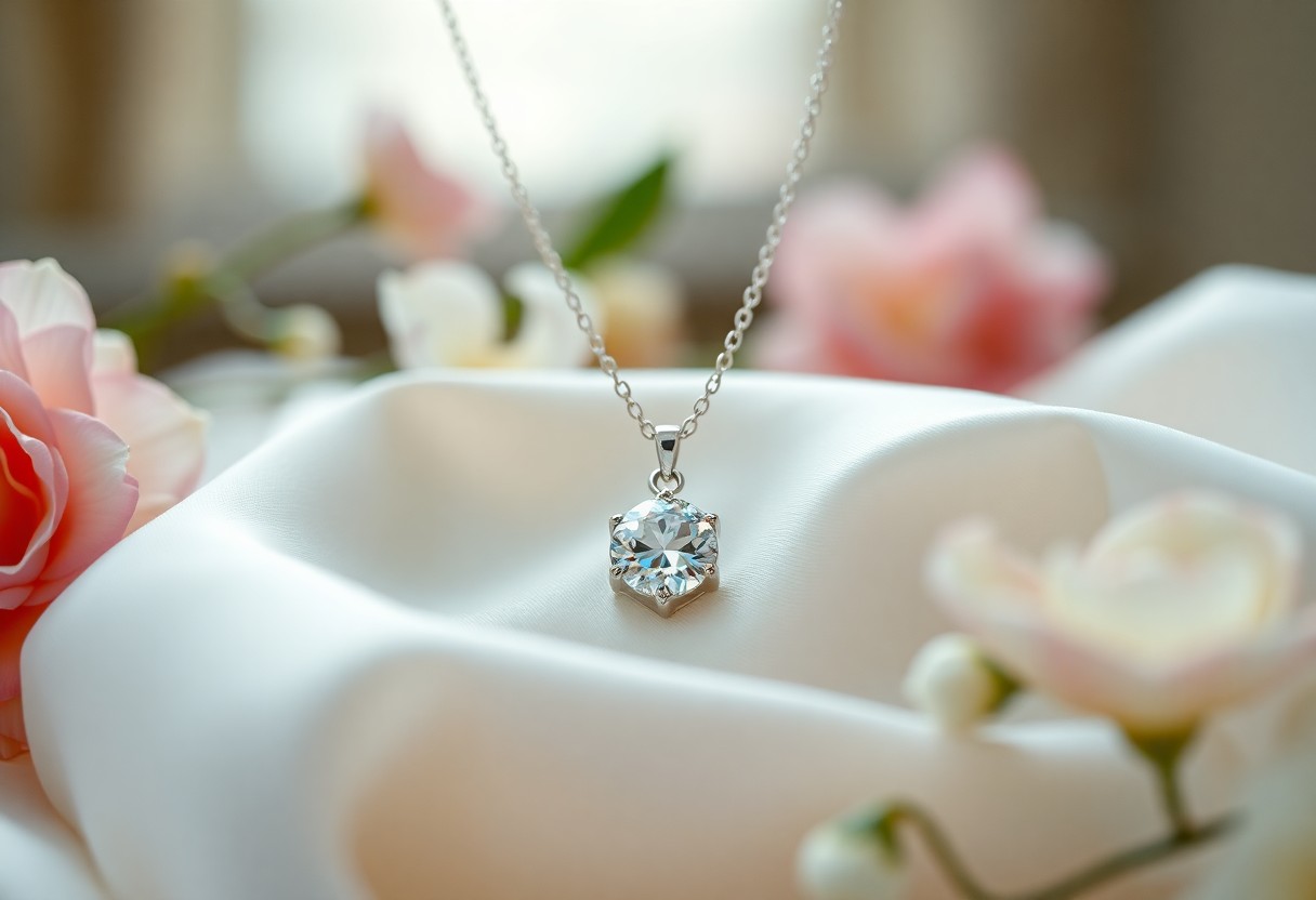 Collana con Diamantino per Battesimo