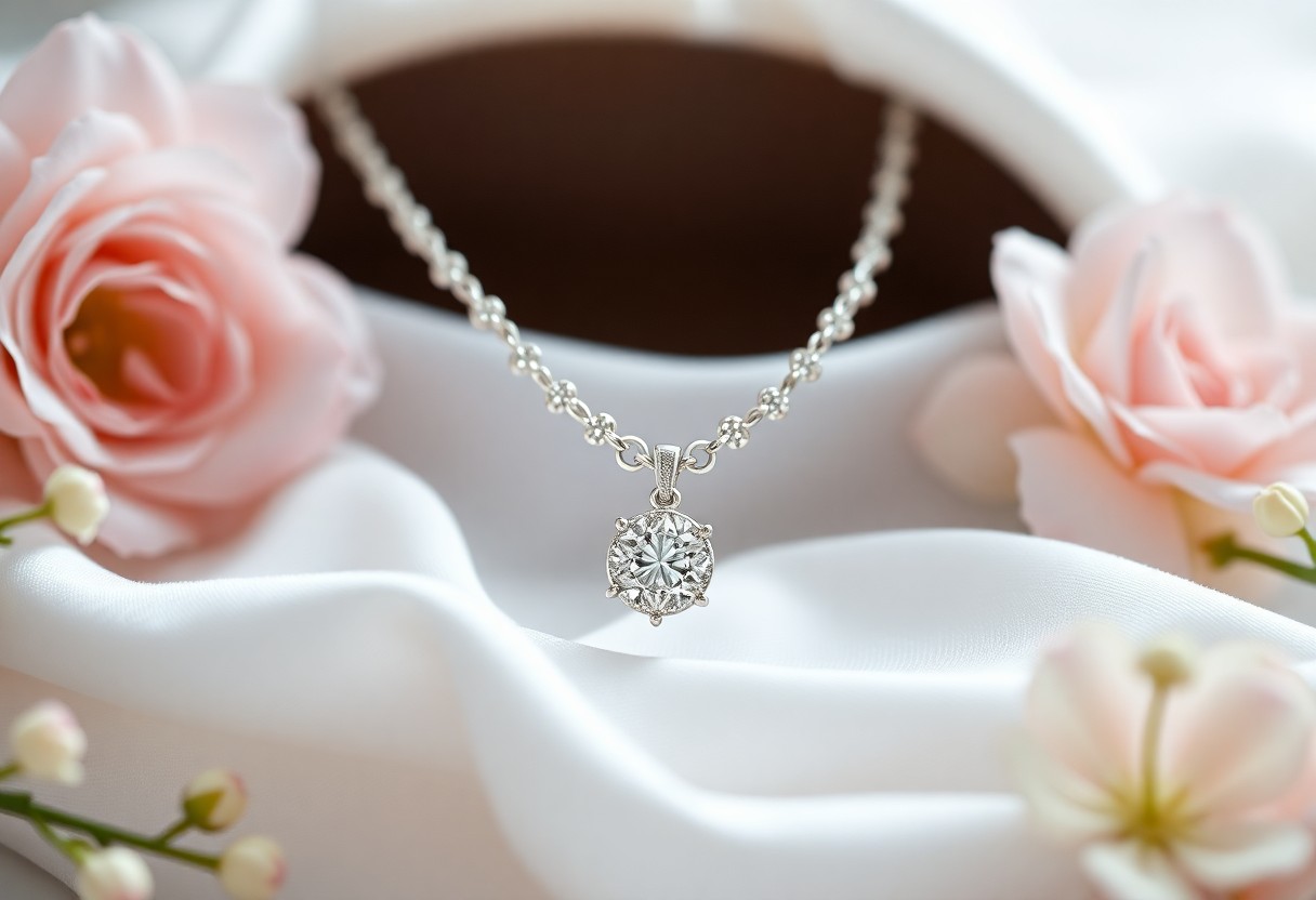 Collana con Diamantino per Battesimo