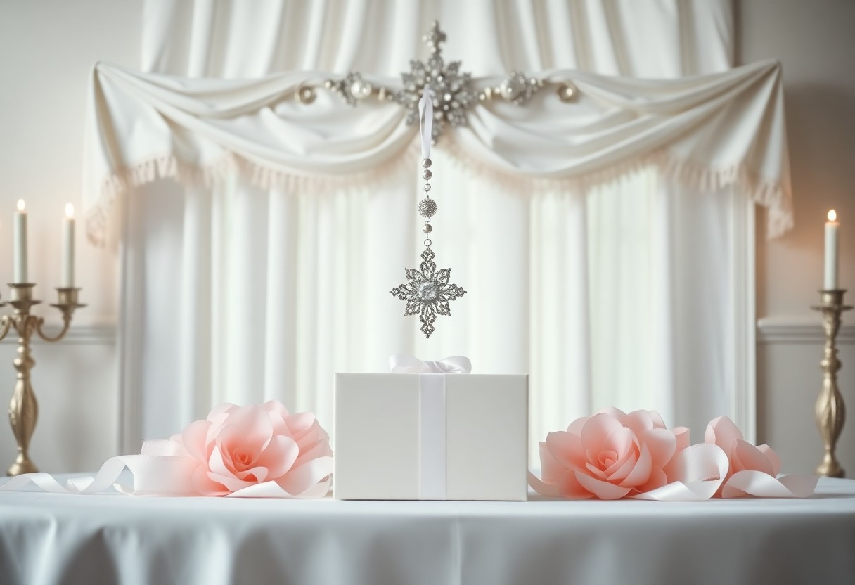 Cornice con Diamantino per Battesimo