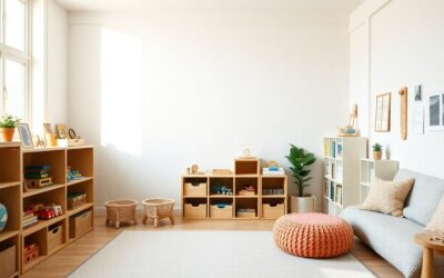 Mobili Montessori per la Camera dei Giochi: Spazi Creativi e Ordinati per Favorire lo Sviluppo
