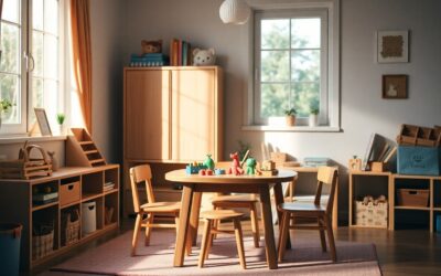 Tavoli e Sedie Montessori: Mobili a Misura di Bambino per Favorire l’Indipendenza