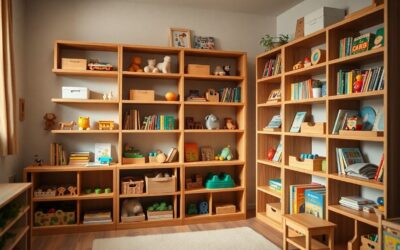 Scaffali Montessori: Organizzazione e Accessibilità per Giocattoli e Libri a Misura di Bambino
