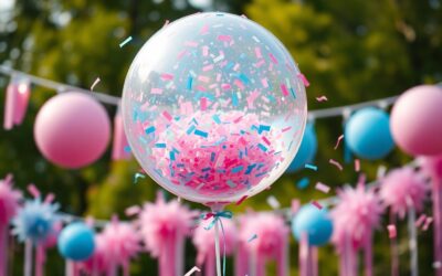 Palloncino con Coriandoli Gender Reveal: Un Esplosione di Colore per Annunciare il Sesso del Bebè
