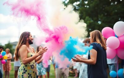 Palloncini Gender Reveal con Polvere Colorata: Un Esplosione di Emozioni per il Tuo Evento